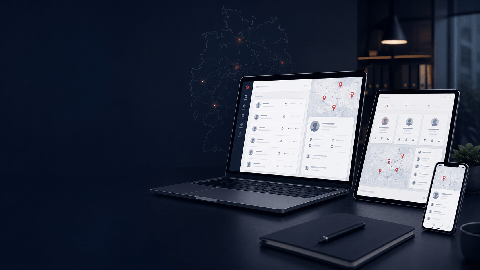 Moderne WordPress Kontaktstellen Demo mit Ansprechpartnern Standorten Regionalgruppen und Kartenansicht