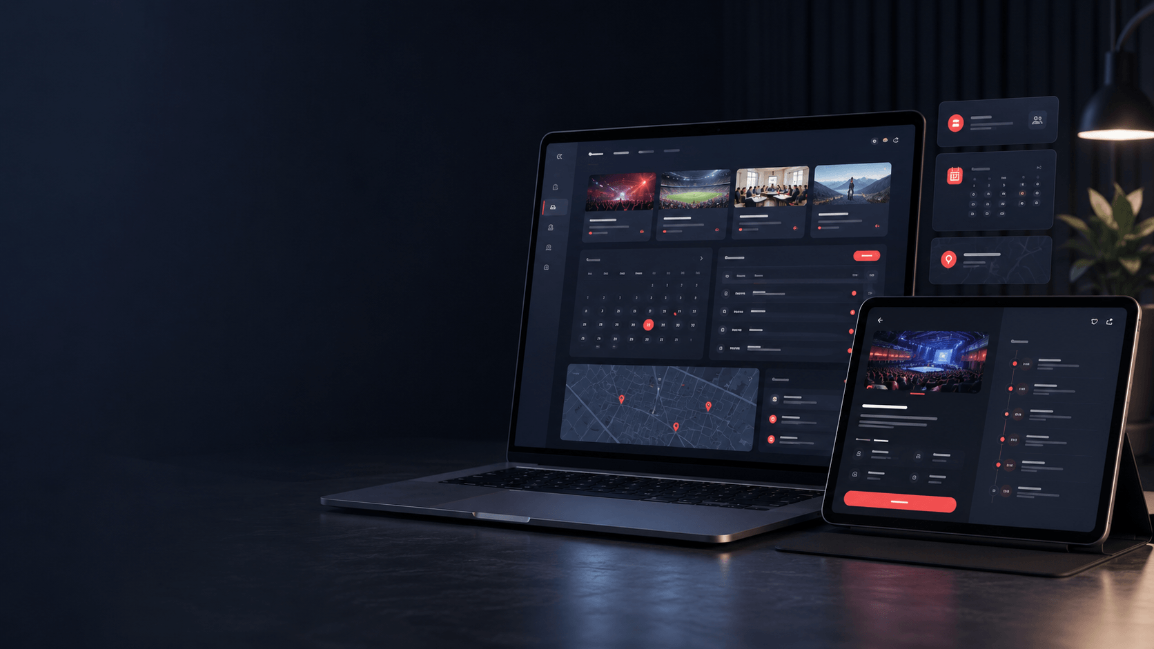 Moderne WordPress Event Demo mit Veranstaltungsliste Terminen Detailseiten und Kartenansicht